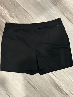 WHBM The 5 Black Shorts Women’s Size 14 Stretch Tailored Career Casual